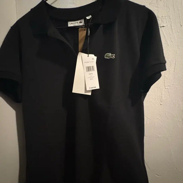 [BUNJANG] Lacoste Black Polo Shirt / 라코스테 블랙 카라티 새상품