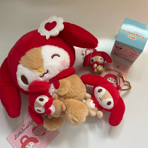 [BUNJANG] Sanrio Littleforest Fellow Doll/Keyring Bundle Set / [반택포/급처]산리오 리틀 포레스트 펠로 아이러브미 인형/키링 일괄
