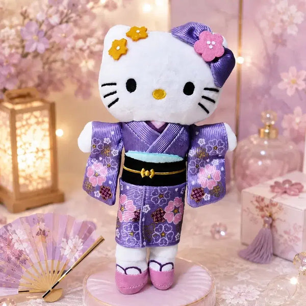 [BUNJANG] Sanrio Hello Kitty Long-Legged Doll Keyring (Kimono Ver.) / (새상품) 산리오 기모노 헬로키티 롱다리 인형키링