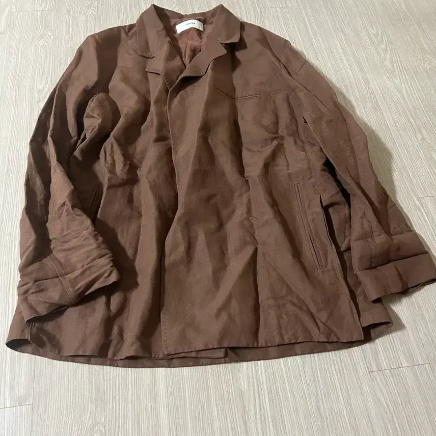 [BUNJANG] System Brown Linen Jacket / 시스템 브라운 자켓 82
