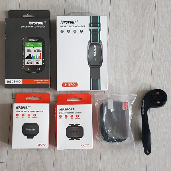 [BUNJANG] iGPSPORT BSC300 Bicycle Computer Bundle / [풀패키지] iGPSPORT BSC300 자전거 컴퓨터 속도계