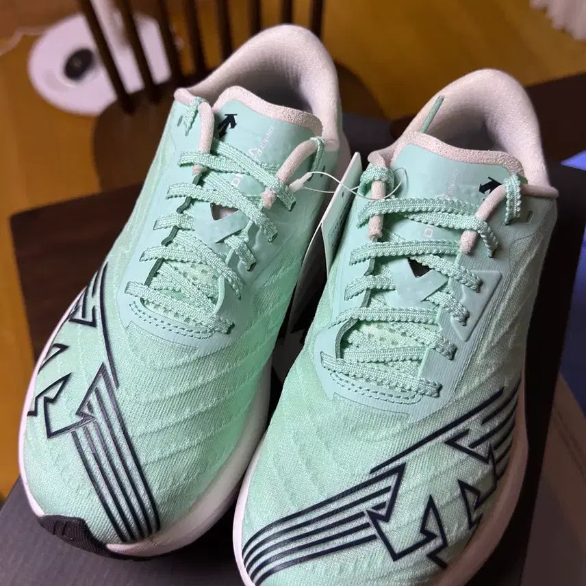 [BUNJANG] Descente Delta Pro Advance Running Shoes Mint 235 / 데상트 델타프로 어드밴스 새제품 235 러닝화