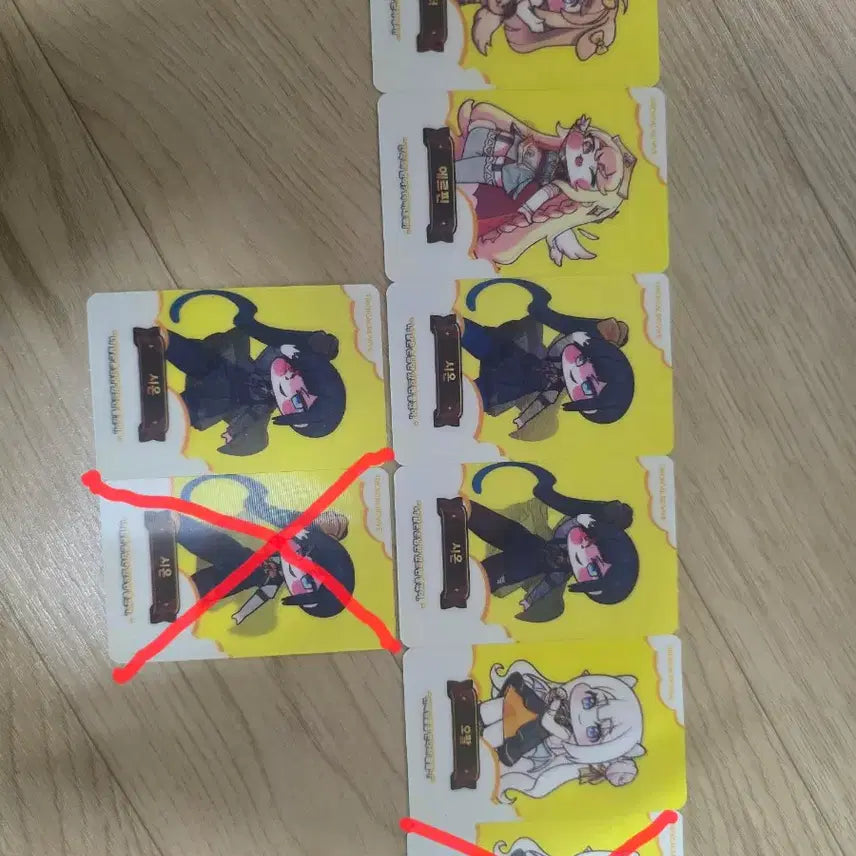 [BUNJANG] Trickal x Pepero Collaboration Lenticular Card / 트릭컬 X 빼빼로 콜라보 렌티큘러 카드 판매합니다.(각 수수료 포함 0.45)