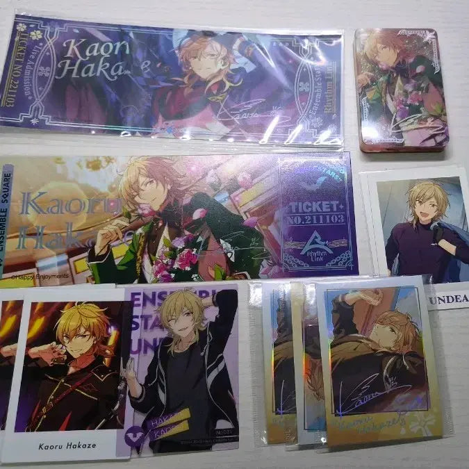 [BUNJANG] Ensemble Stars! Merchandise Bundle Set - Hakaze Kaoru / 앙스타 굿즈 세트 파샤코레 유사코롯타 라이브티켓 하카제 카오루