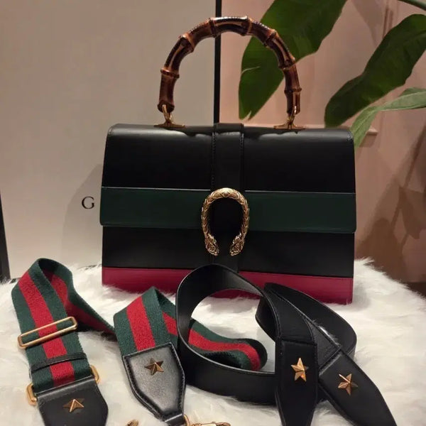 [BUNJANG] Gucci Bamboo Top Handle Bag Medium / 구찌 뱀부 토트백