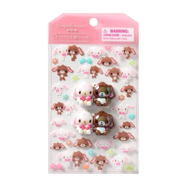 [BUNJANG] Sanrio Sugarbunnies Aurora 3D Stickers / 2주 내 출고/산리오) 슈가바니즈 오로라 입체 스티커