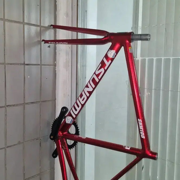 [BUNJANG] Tsunami Red Wine Frameset M / 쓰나미 레드와인 프레임셋