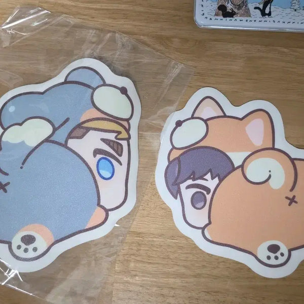 [BUNJANG] Erwin Smith Levi Unofficial Mousepad / 진격 엘빈 리바이 비공식 마우스패드