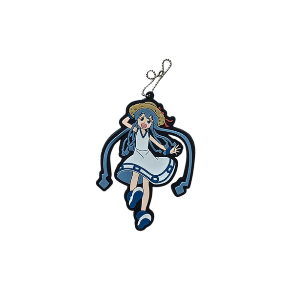 [BUNJANG] Squid Girl Rubber Strap Keychain / 오징어 소녀 러버스트랩 키링