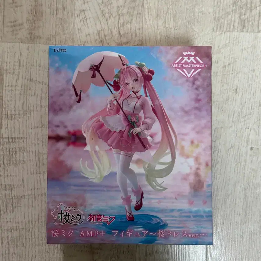 [BUNJANG] Taito AMP Sakura Miku Figure / 타이토 사쿠라 미쿠 AMP+ 피규어 벚꽃 드레스 ver