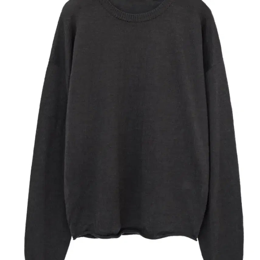 [BUNJANG] Polytroop Human Index Loose Knit 002 Grey / 폴리테루 휴먼인덱스 휴먼 루즈드 니트 002 그레이