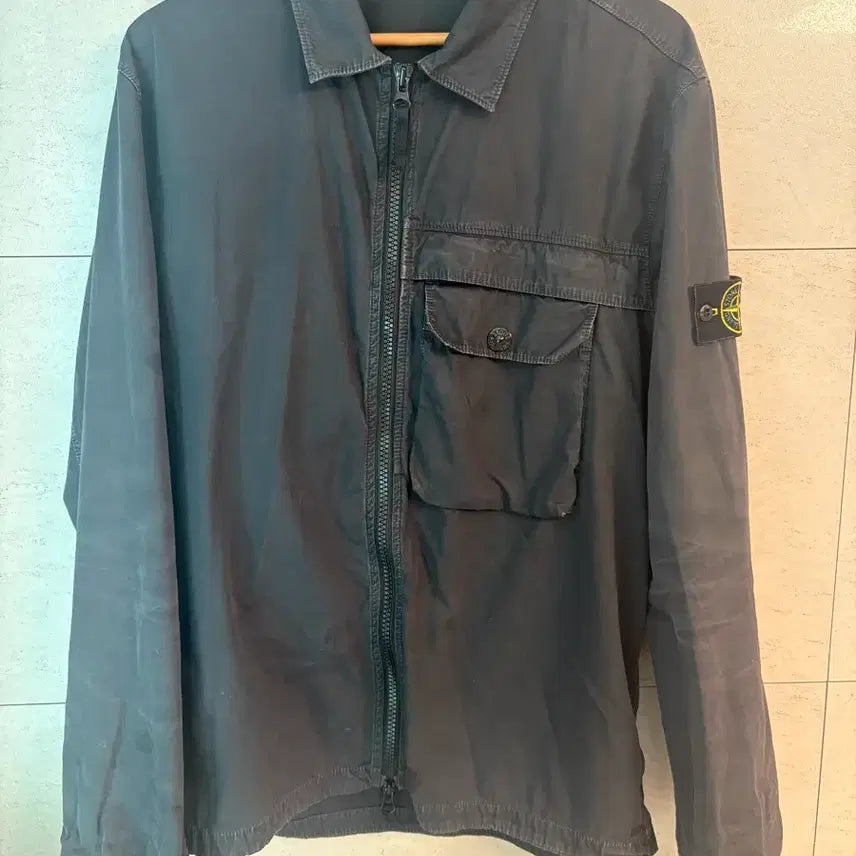 [BUNJANG] Stone Island Old Effect Overshirt XL / [XL] 스톤아일랜드 올드이펙트 오버셔츠