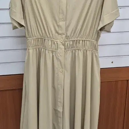 [BUNJANG] Beige Shirt Dress / 셔츠 원피스(새상품)