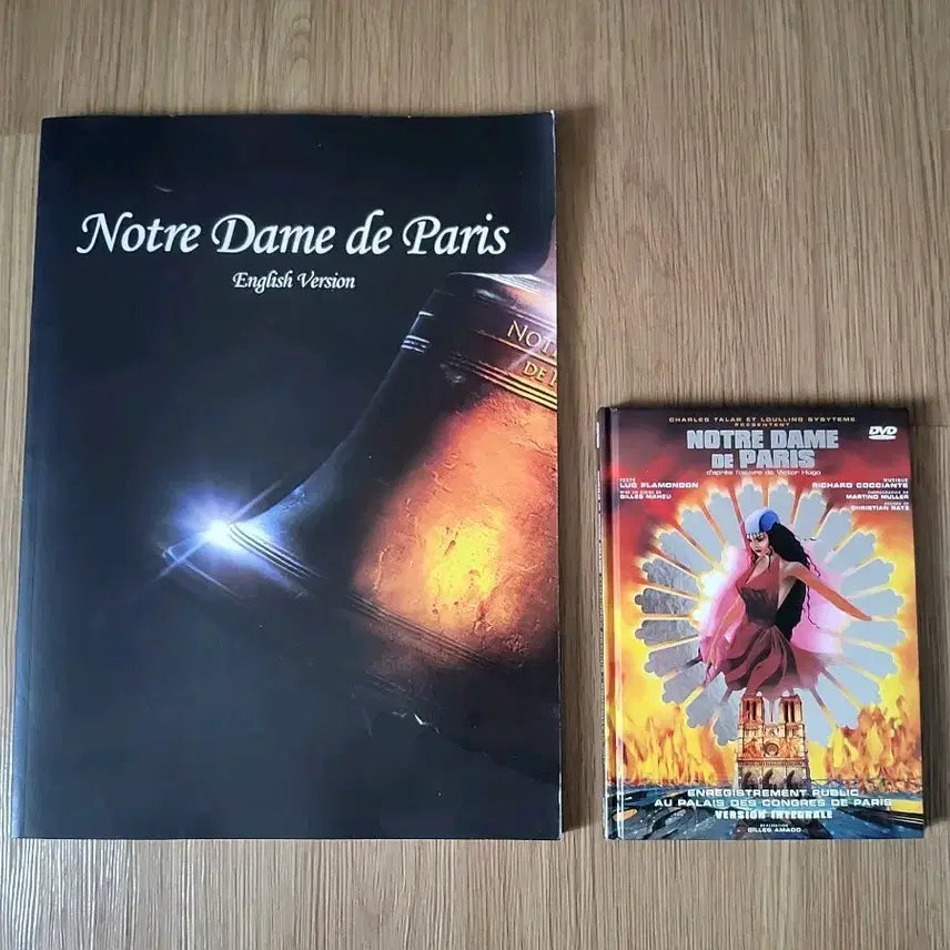 [BUNJANG] Notre Dame de Paris DVD & Program Book / "노트르담 드 파리" DVD, 프로그램북