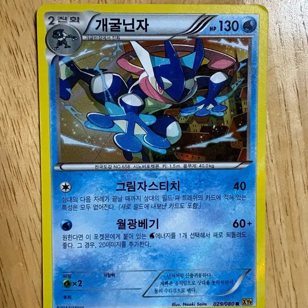 [BUNJANG] Pokemon Card Greninja XY Series Holo / 포켓몬 카드 개굴닌자 xy 시리즈 홀로그램