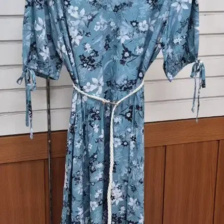 [BUNJANG] Floral Print Long Dress / 꽃무늬  롱 원피스(새상품)