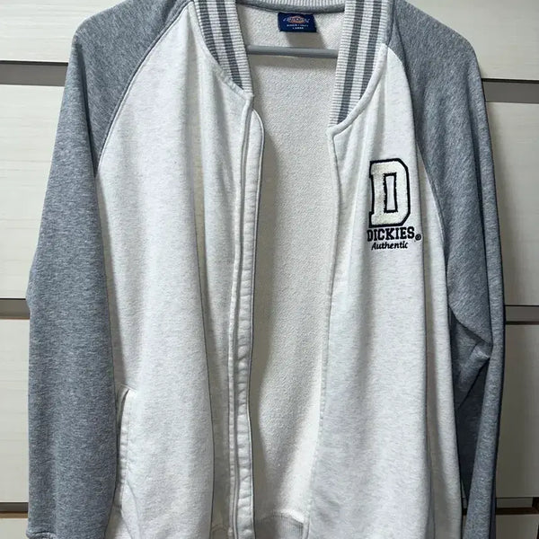 [BUNJANG] Dickies Authentic D Logo Color-Block Sweat Zip-Up Jacket (L) / [최상급/네고 가능] 디키즈 Authentic D 로고 배색 스웨트 집업 자켓 (L)