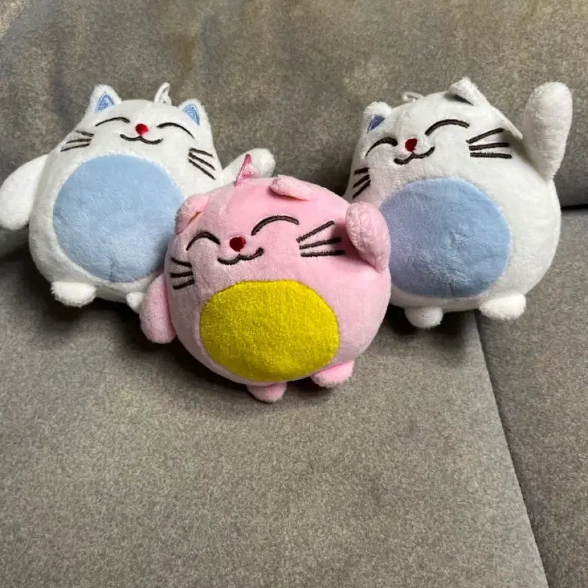 [BUNJANG] Cute Cat Plush Dolls (Set of 3) / 고양이 인형