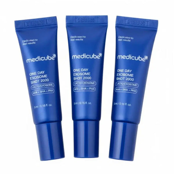 [BUNJANG] Medi-Cube One-Day Exosome Shot Pore Ampoule (3-Piece Bundle) / 메디큐브 원데이 엑소좀샷 모공 앰플 2000 / 3개 일괄 구매창