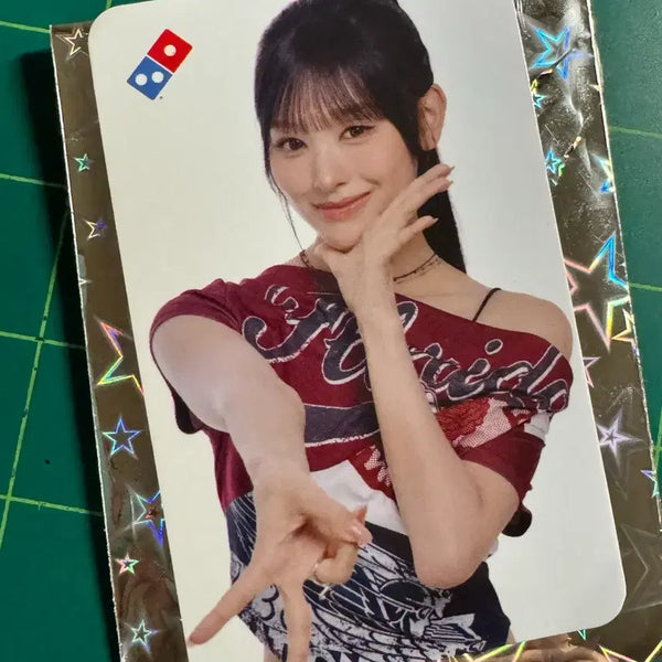 [BUNJANG] Domino's Pizza Mina Photocard / 도미노피자 미나미 포토카드