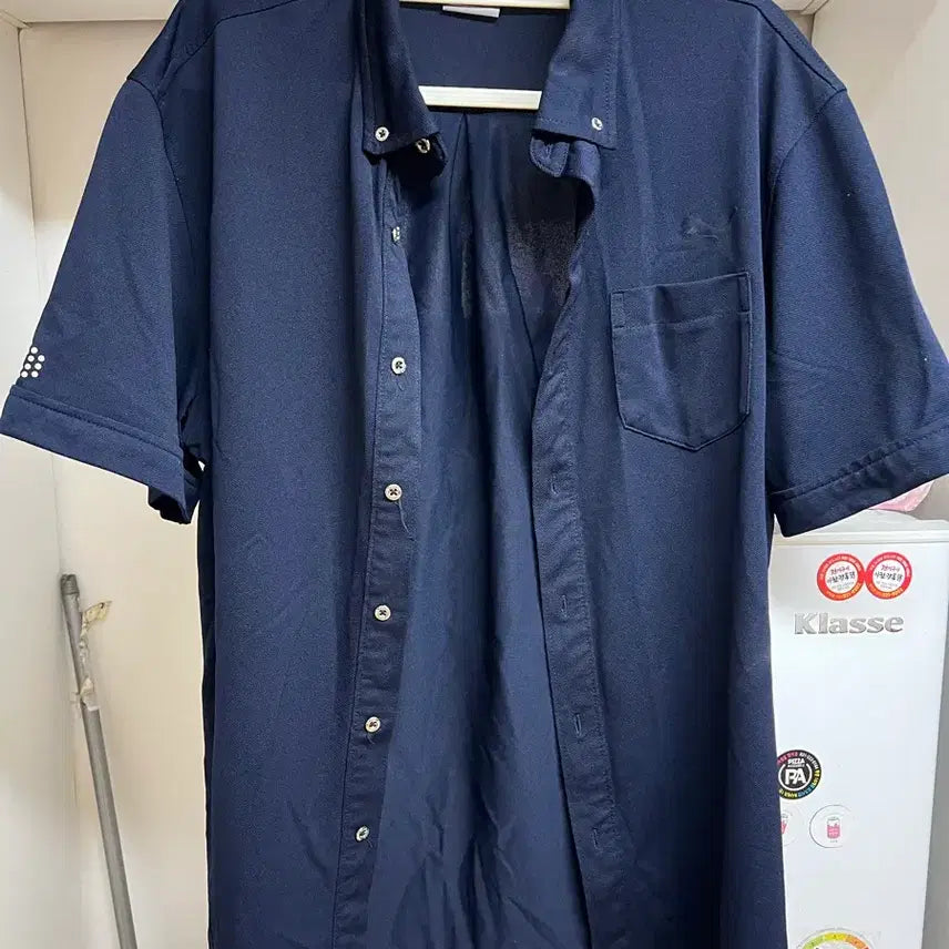 [BUNJANG] Puma Golf Men's Short Sleeve Shirt Navy XL / 푸마 골프 남성 반팔 셔츠 네이비 XL