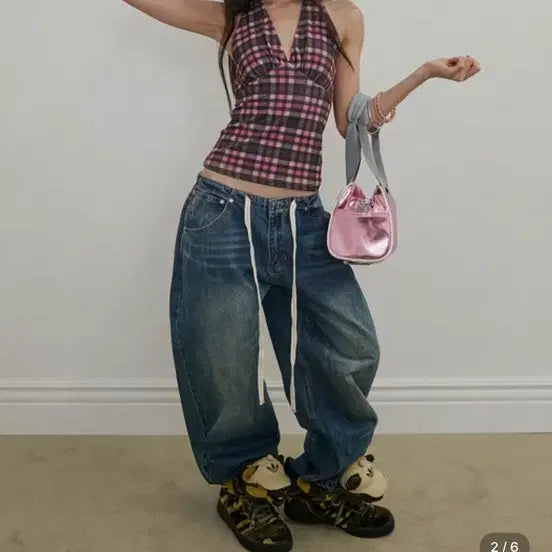 [BUNJANG] Sculptor Low Rise Denim Pants / 제니 고윤정 착용 스컬프터 로우라이즈 데님 팬츠