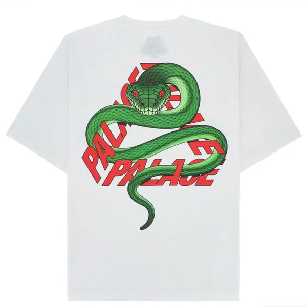 [BUNJANG] Palace Skateboards Snakey P3 T-shirt White M / 팔라스 스네이키 P3 티셔츠 화이트 M 26SS