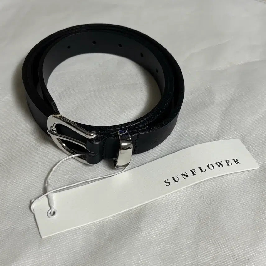 [BUNJANG] SUNFLOWER Genuine Leather Belt 2.5 cm / [새상품] 선플라워 소가죽 벨트 2.5