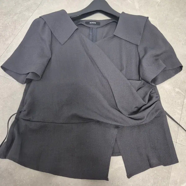 [BUNJANG] Roem Wrap Blouse / 로엠 랩블라우스 하객룩, 출근룩, 미팅룩 블라우스