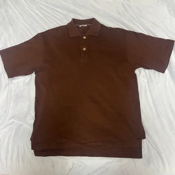 [BUNJANG] AURALEE Super Fine Cotton Salt Shrink Pique Big Polo / [4] 오라리 슈퍼파인 코튼 폴로 카라티 피케티
