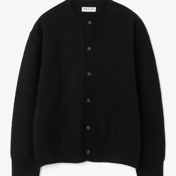 [BUNJANG] Milo Archive Crop Move Cardigan Black M / 밀로아카이브 크롭 무브 가디건 블랙 M