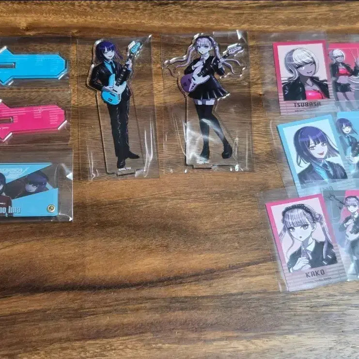 [BUNJANG] Hundred Line Tsukumo Ima Kakou Acrylic Stand Cheki Bundle Set / 헌드레드라인 HUNDRED LINE 츠쿠모 이마 카코