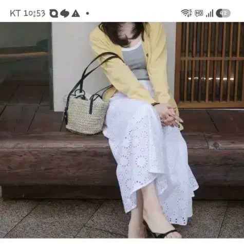 [BUNJANG] Atelier Vanessa Bruno Raffia Shoulder Bag / 아떼 바네사브루노 라피아 숄더백