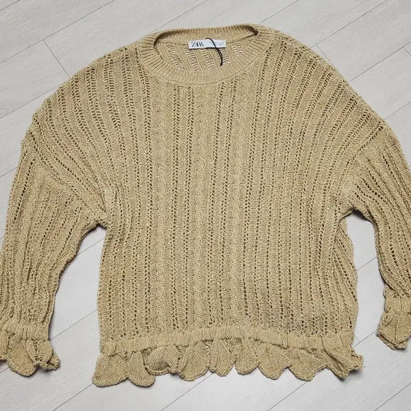[BUNJANG] ZARA Knit Sweater L Size New / ZARA 니트 스웨터L 새상품