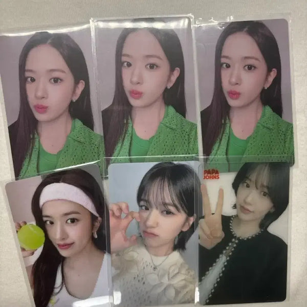 [BUNJANG] IVE Ahn Yujin Papa John's Collaboration Photocard Bundle Set / 아이브 안유진 파파존스 광고 포카