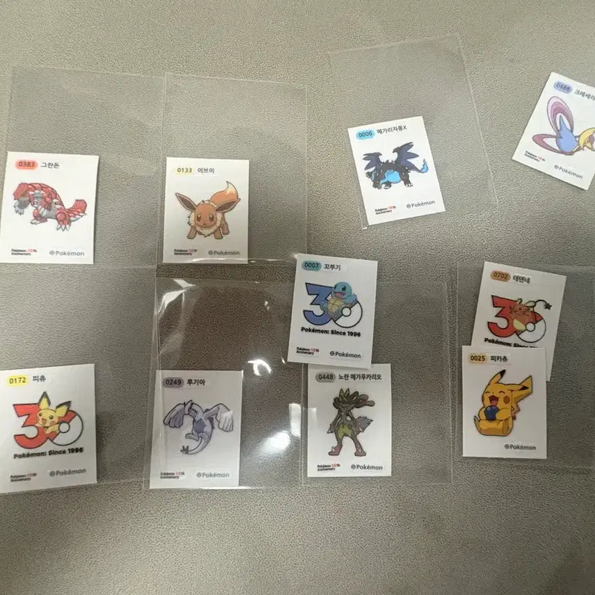 [BUNJANG] Pokemon Stickers Bundle Set / 포켓몬 띠부씰 일괄판매 합니다