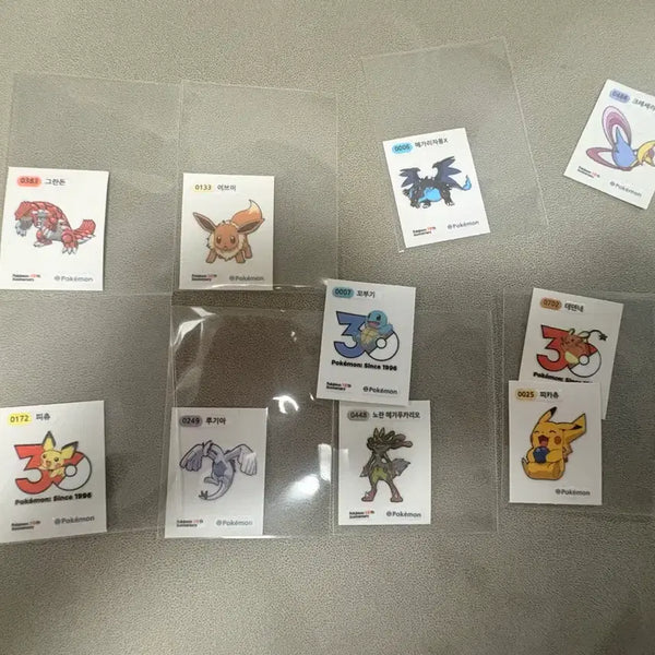 [BUNJANG] Pokemon Stickers Bundle Set / 포켓몬 띠부씰 일괄판매 합니다