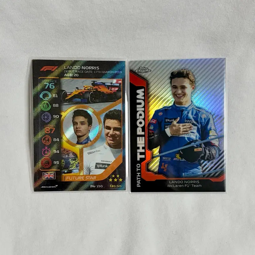 [BUNJANG] F1 McLaren Lando Norris Tops Turbo Attax Card Bundle Set / f1 맥라렌 란도 랜도 노리스 탑스 터보어택 카드 양도합니다 유니폼 레고 부라고 핫휠