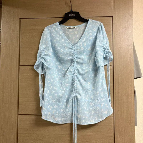 [BUNJANG] Mixxo String Blouse S / (새상품) 미쏘 스트링 블라우스 S