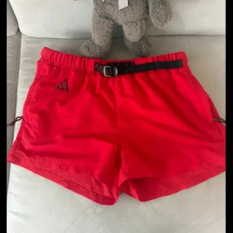 [BUNJANG] Nike ACG Nylon Buckle Shorts Red L / 나이키 ACG 나일론 버클 쇼츠 레드 L