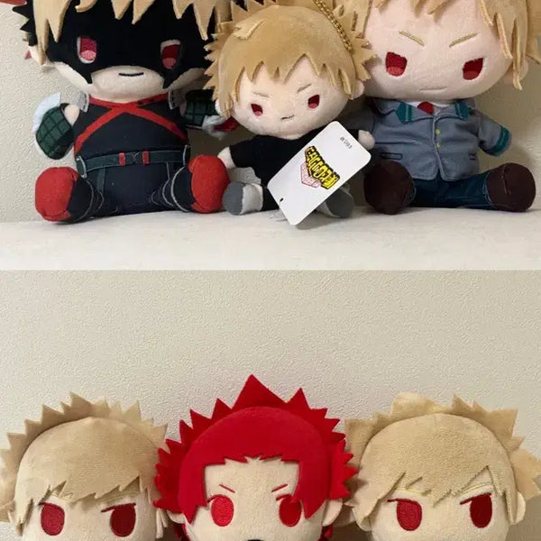 [BUNJANG] My Hero Academia Bakugo Kirishima Plush Bundle Set / 바쿠고 키리시마 누이 일괄 양도 히로아카 나히아