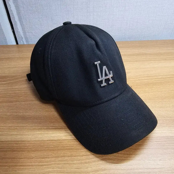 [BUNJANG] New Era LA Dodgers Metal Logo Ball Cap Black S/M / 뉴에라 LA 다저스 메탈 로고 볼캡 블랙 S/M