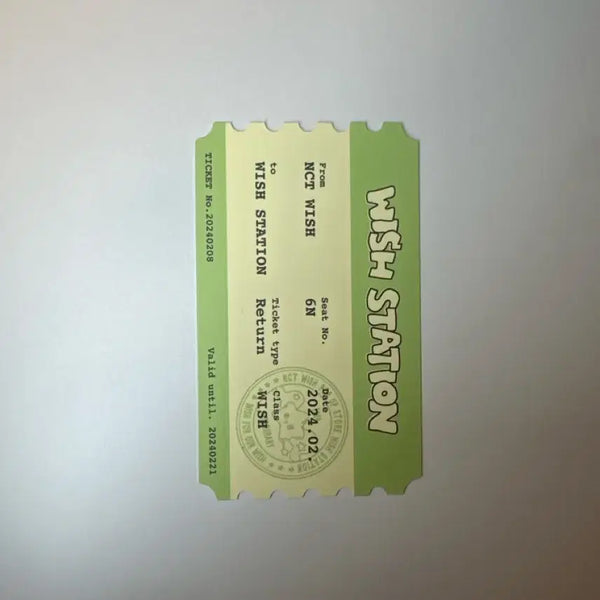 [BUNJANG] NCT WISH Debut Pop-up Wish Station Ticket / 엔시티 위시 데뷔 팝업 위시 스테이션 티켓 양도