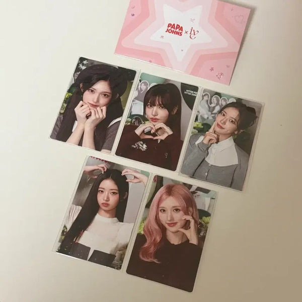 [BUNJANG] IVE Papa John's Photocard / 파파존스 아이브 포카