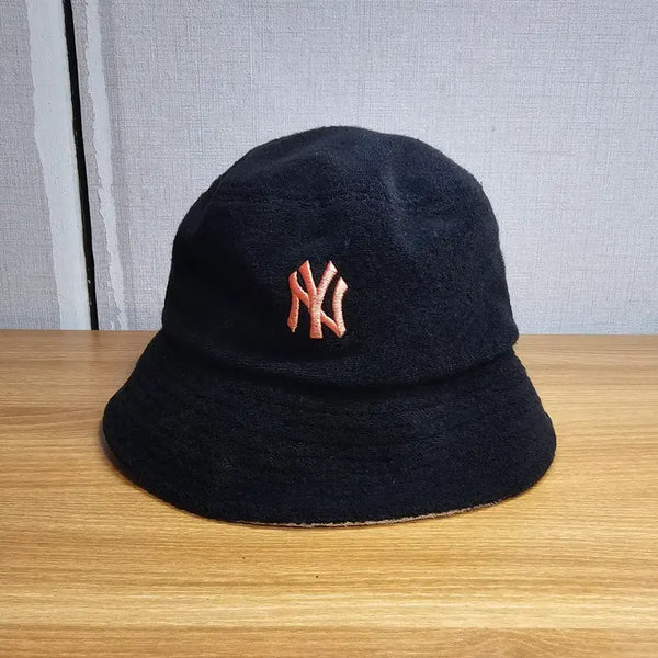 [BUNJANG] MLB Terry Bucket Hat Black NY / MLB 테리 버킷햇 블랙 NY
