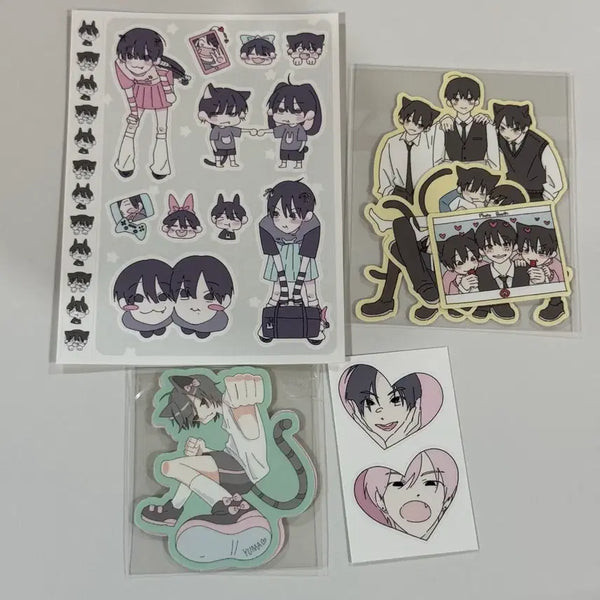 [BUNJANG] ENHYPEN MAMA'S FUMA YUMA Sticker Bundle Set / 앤팀 마마즈 후마 유마 스티커 일괄