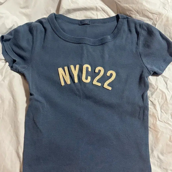 [BUNJANG] Brandy Melville NYC T-Shirt / 브랜디 멜빌 뉴욕시티 반팔 티셔츠