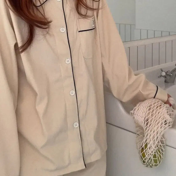 [BUNJANG] Happyday Corduroy Pajamas XL / 해피데이 코듀로이 파자마(xl)