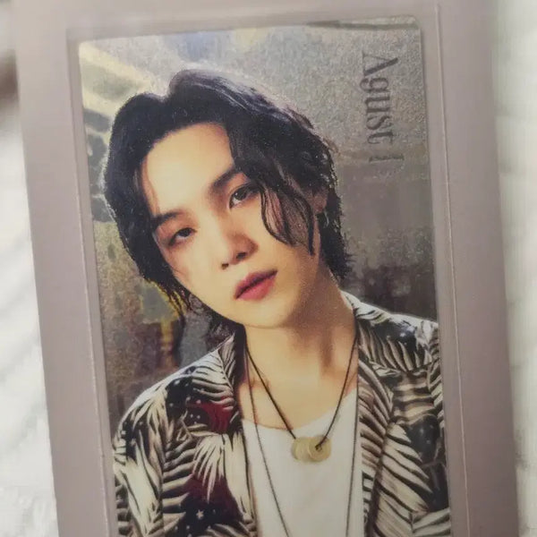 [BUNJANG] BTS Suga Agust D D-Day Metallic Photocard / BTS 방탄 슈가 Agust D 디데이 메탈릭 포토카드