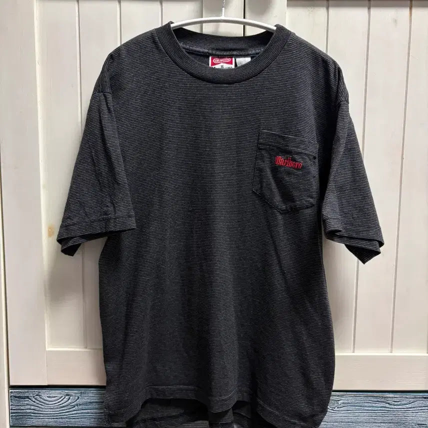 [BUNJANG] 90s Marlboro Stripe T-Shirt / 90s 말보로 스트라이프 s/m 사이즈